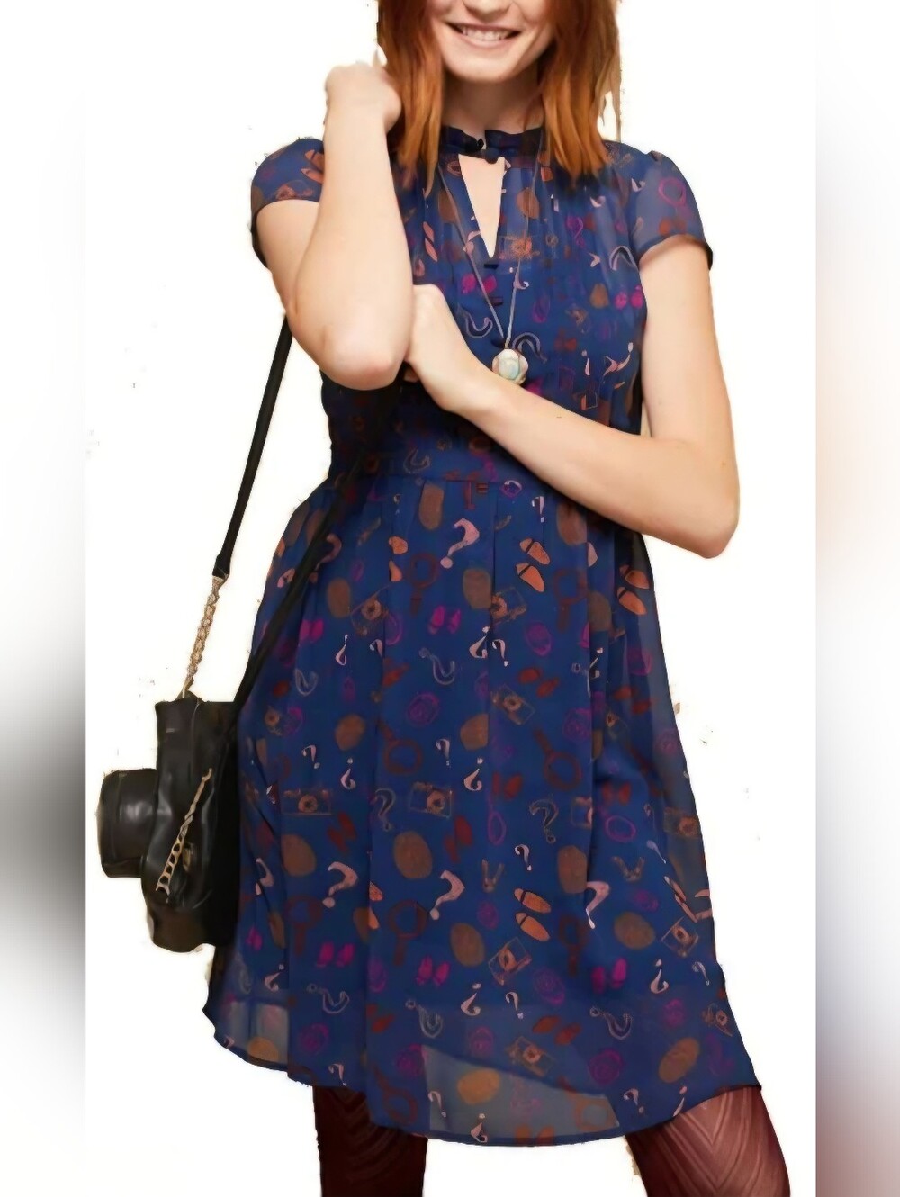 ModCloth Vintage Inspired Whimsical Womans Dress Size Medium